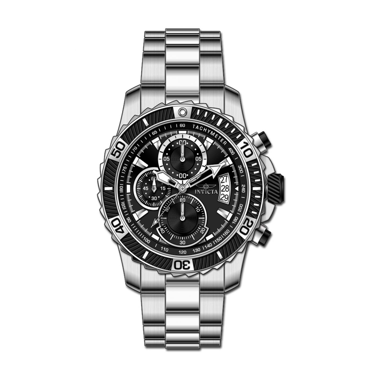 Foto 3 pulgar | Reloj Invicta 22412 Acero Inoxidable Hombre Plateado