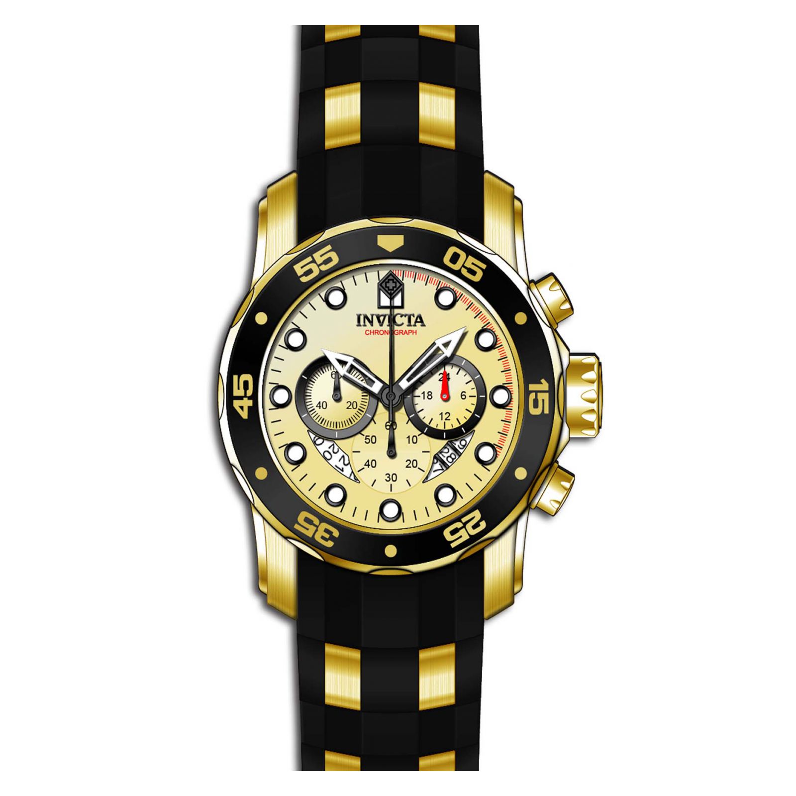 Foto 2 | Reloj Invicta 17566 Acero Inoxidable Hombre Dorado