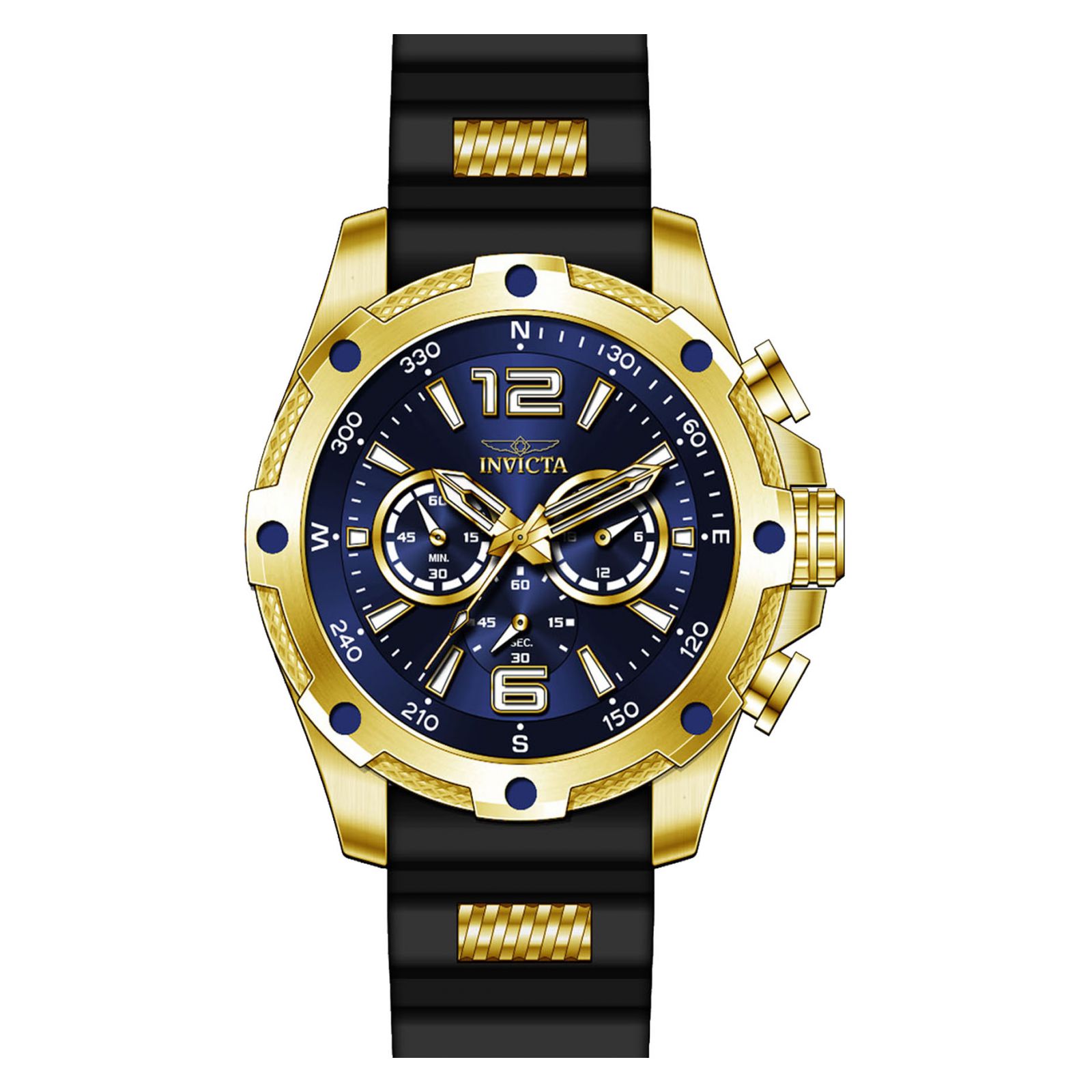 Foto 3 pulgar | Reloj Invicta 19659 Acero Inoxidable Hombre Dorado