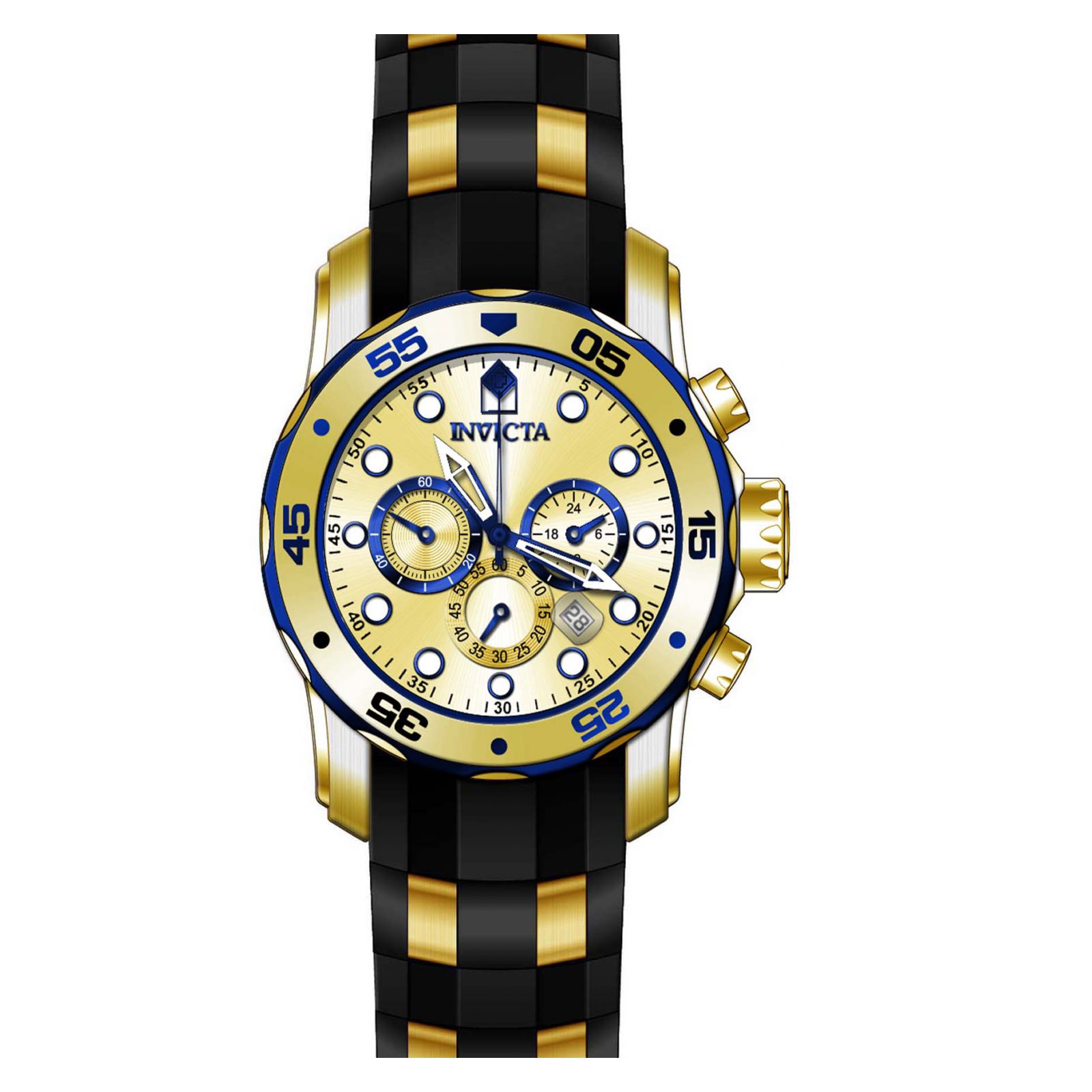 Foto 2 | Reloj Invicta 17887 color Dorado de Acero Inoxidable para Hombre