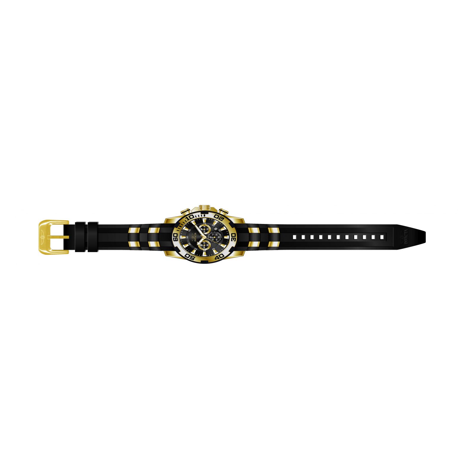 Foto 4 pulgar | Reloj Invicta 22340 Acero Inoxidable Hombre color Dorado con Negro