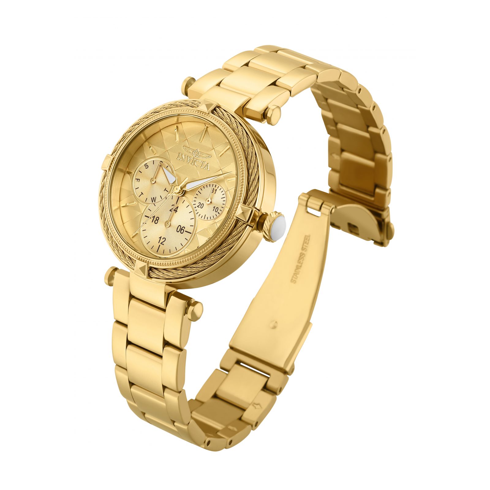 Foto 3 pulgar | Reloj Invicta 28957 color Dorado de Acero Inoxidable para Mujer