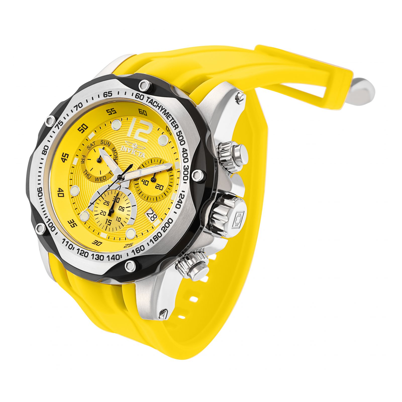 Foto 3 pulgar | Reloj Invicta 33962 Acero Inoxidable color Plateado con Amarillo para Hombre