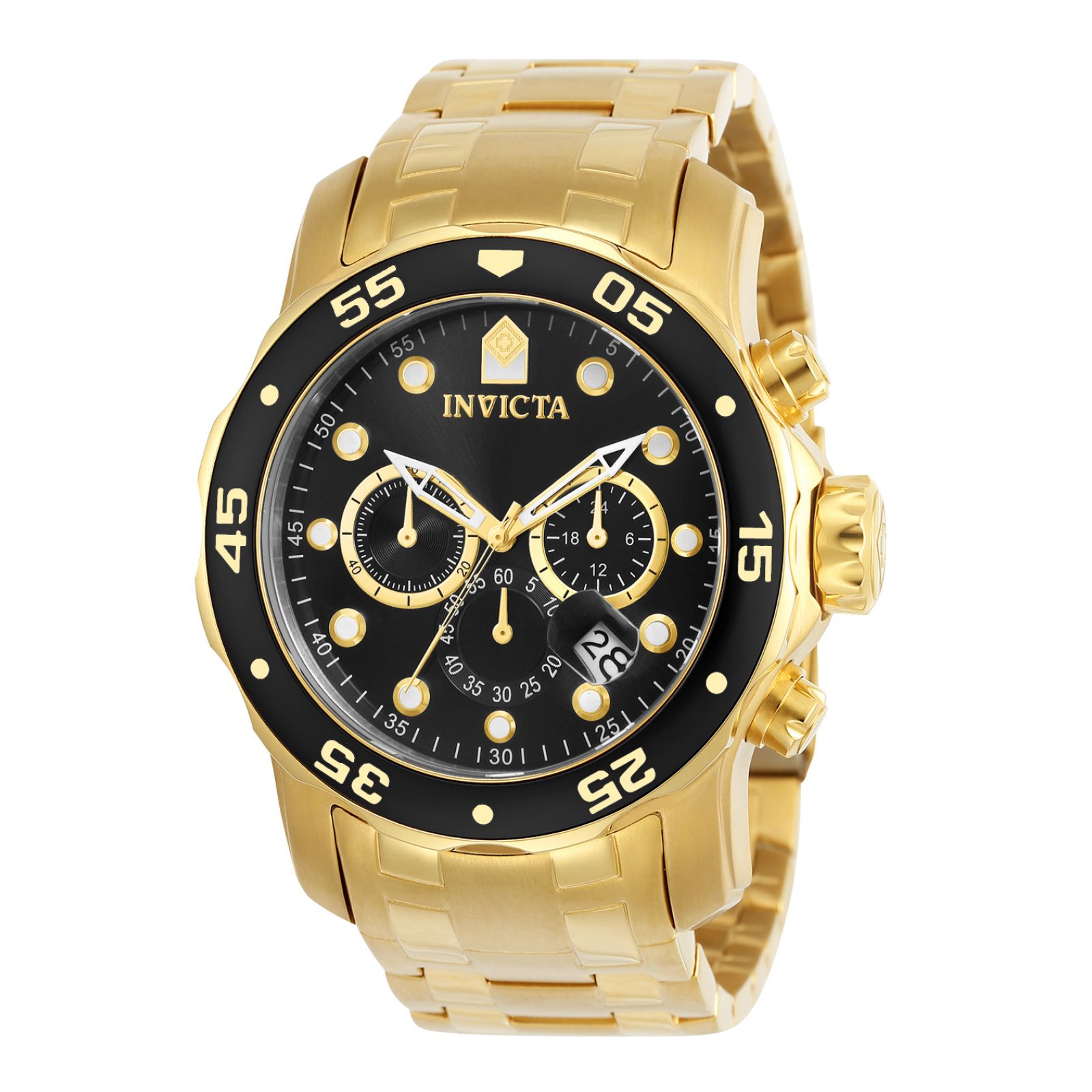 Reloj Invicta 0072 Acero Inoxidable Hombre Dorado