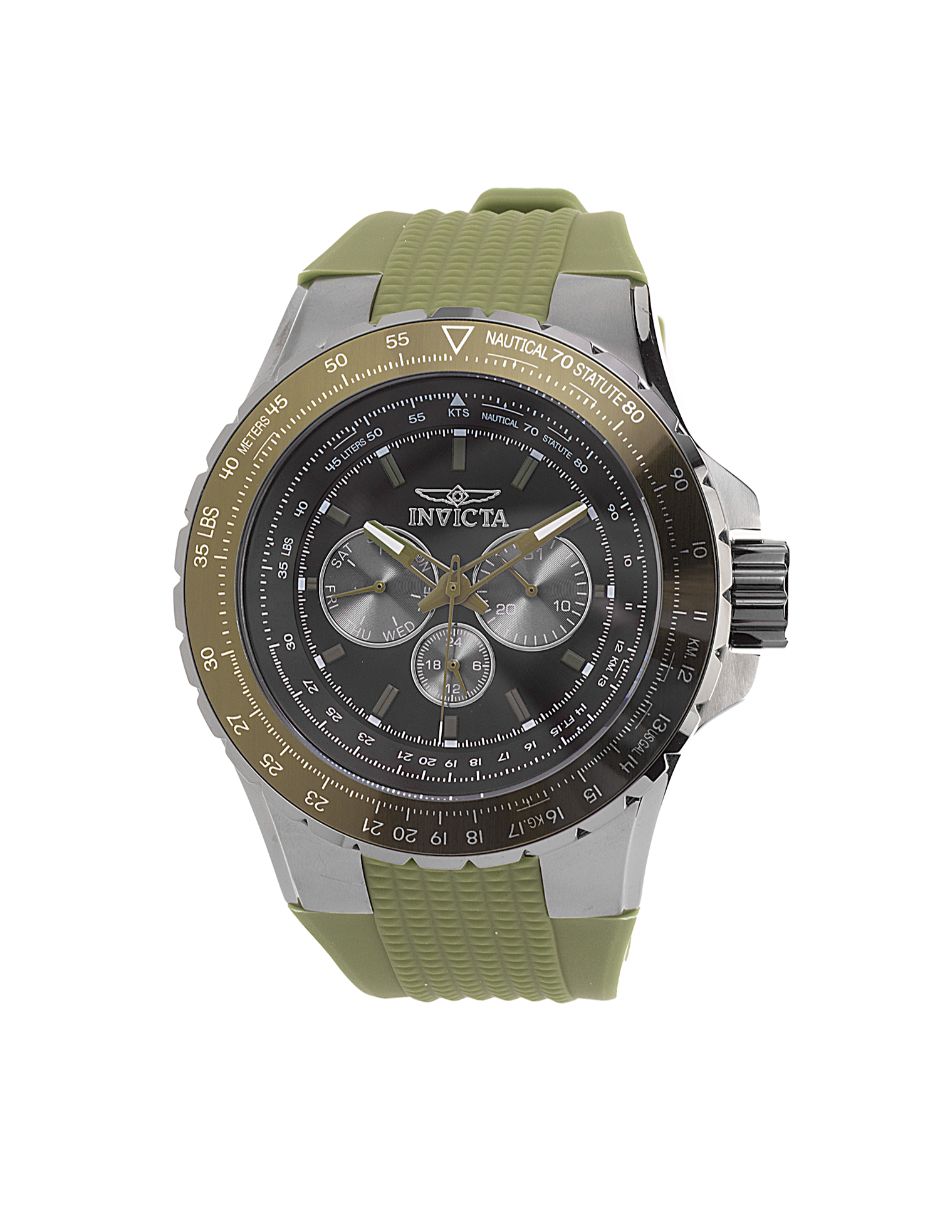 Foto 2 pulgar | Reloj Invicta Aviator 39302 Silicón para Hombre