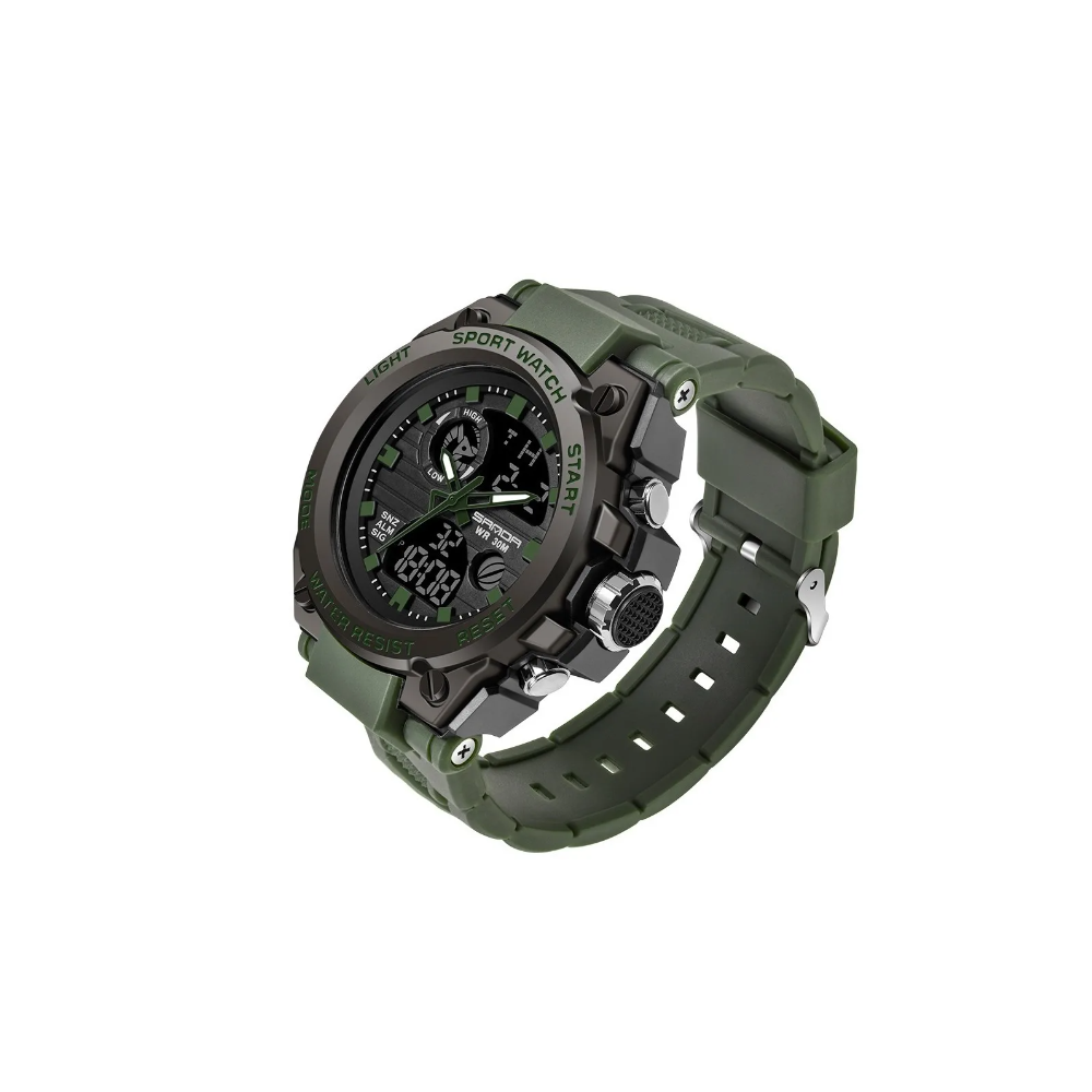 Foto 2 pulgar | Reloj Táctico Militar Malubero Impermeable para Hombre color Verde