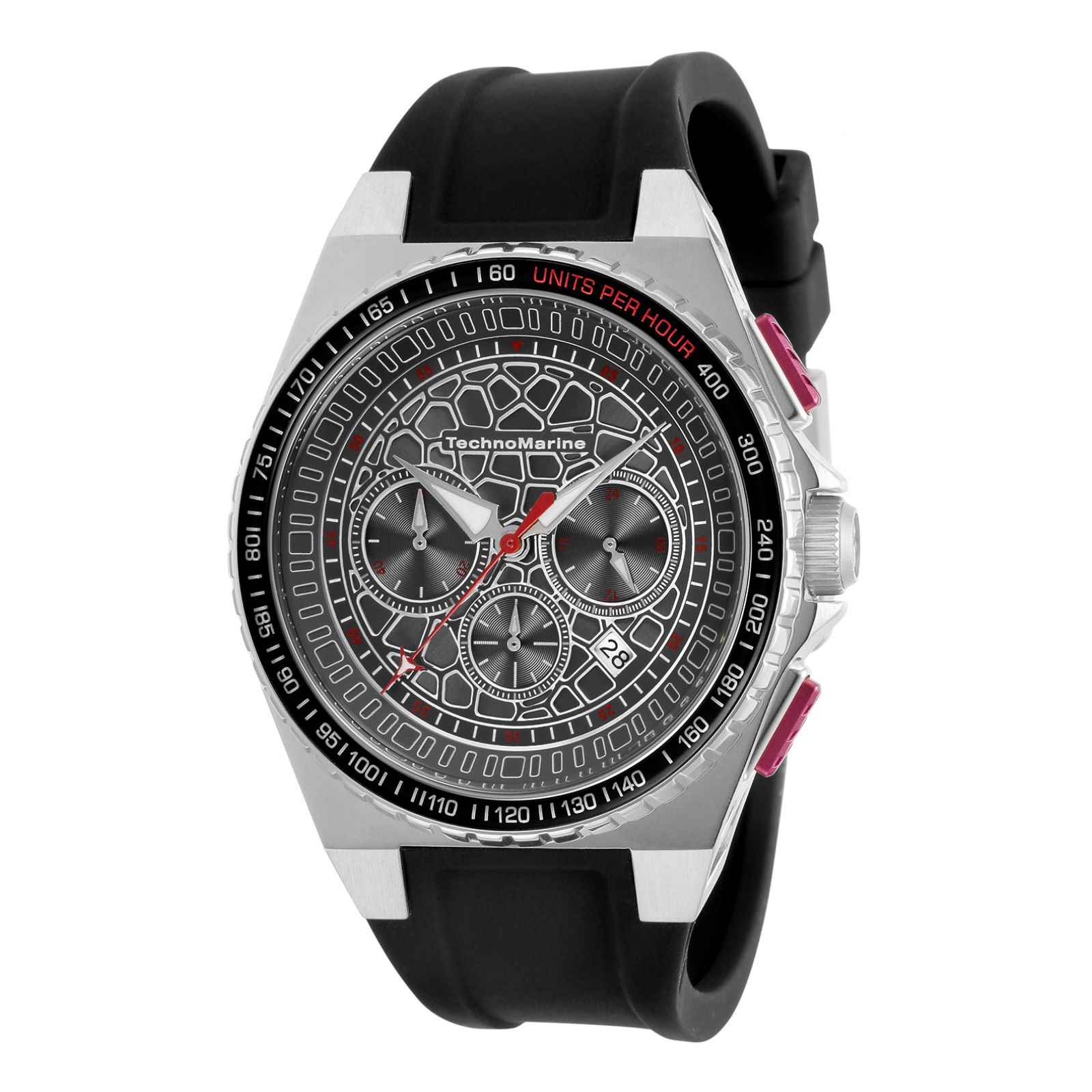 Reloj Negro Technomarine Tm-318063 Technocell Hombre color Plata