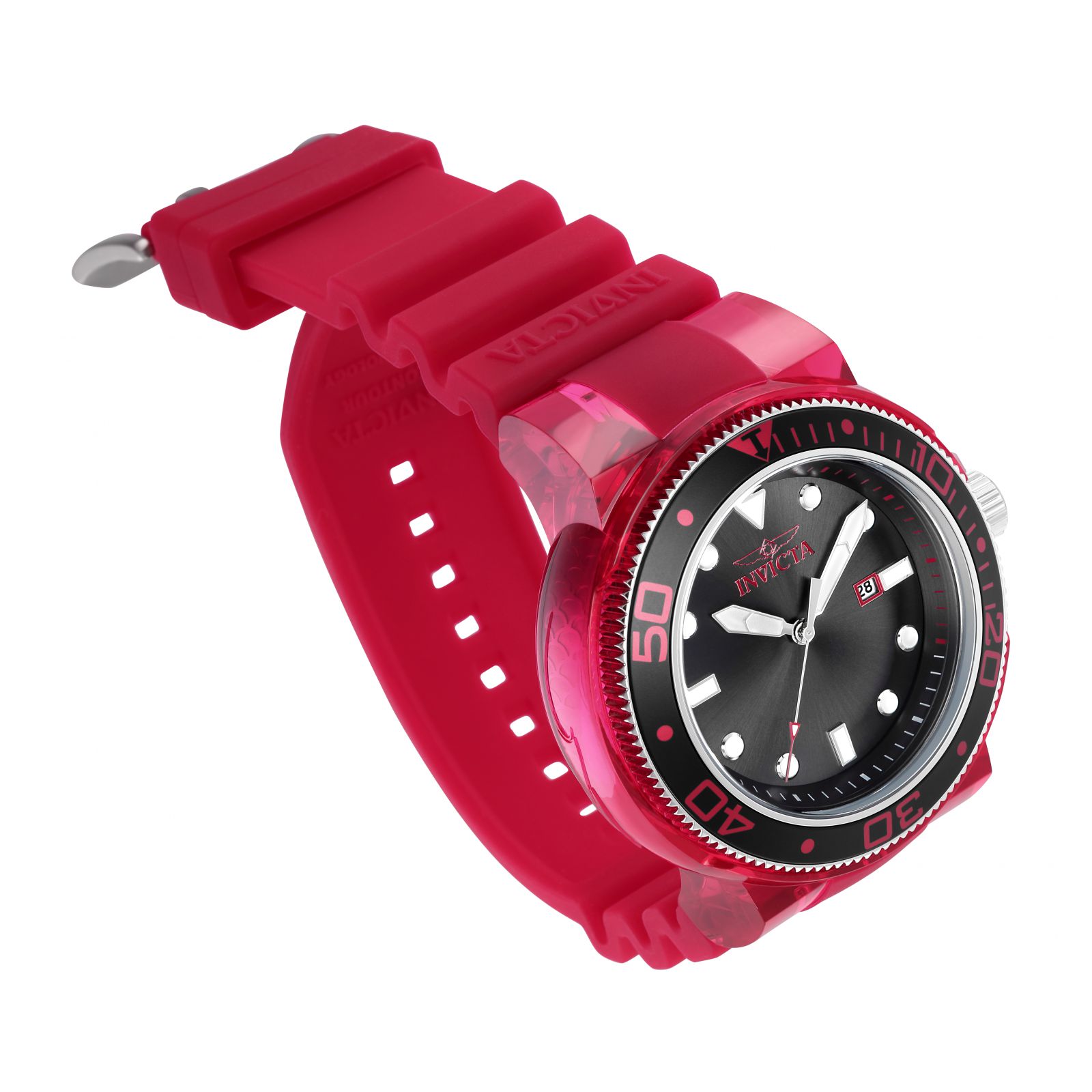 Foto 3 pulgar | Reloj Invicta para Hombre 32329 Acetato color Rojo