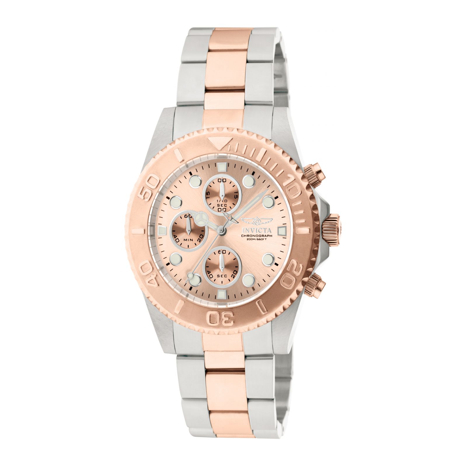 Foto 2 pulgar | Reloj Invicta para Hombre 1775 Pro Diver Oro Rosa