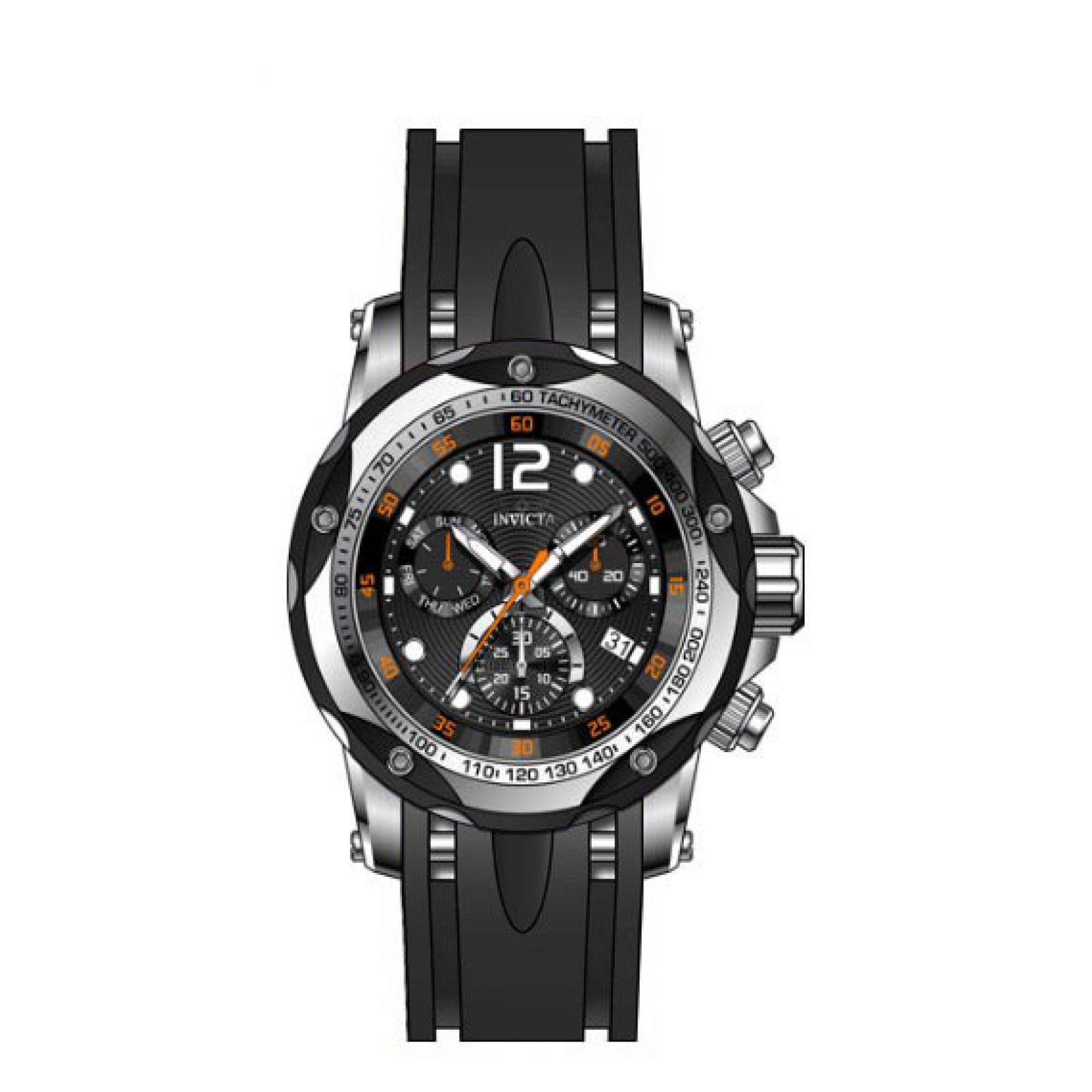 Foto 4 pulgar | Reloj Invicta para Hombre 33936 Speedway color Negro