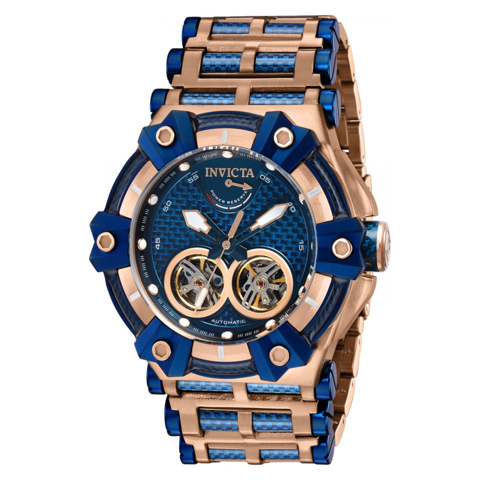 Reloj Invicta Carbon Hawk 37291 Fibra De Vidrio, Acero Inoxidable Hombres