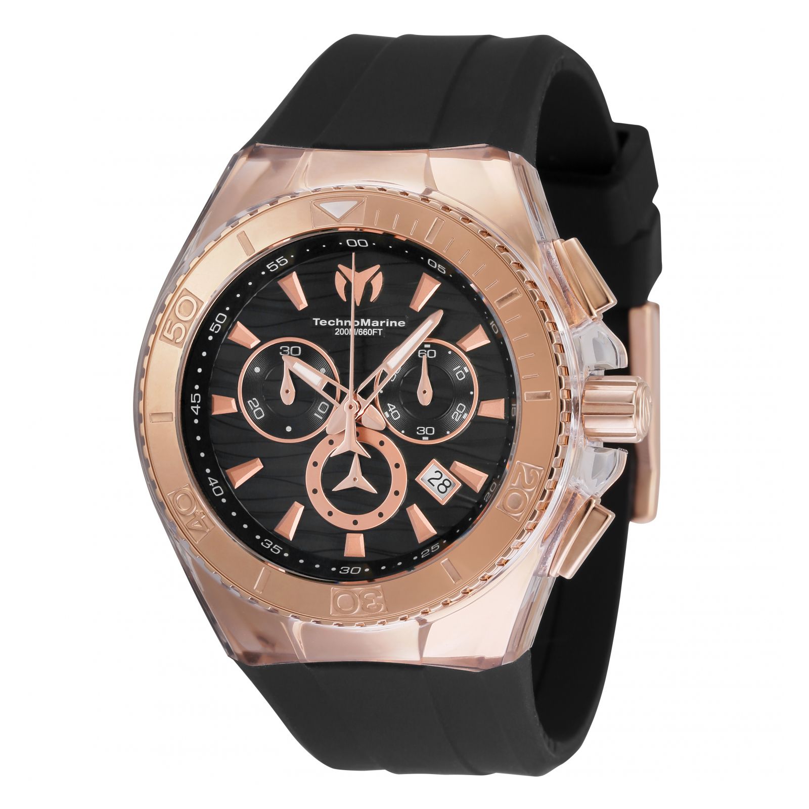 Foto 2 pulgar | Reloj Technomarine Cruise Tm-115048 Acero Inoxidable Oro Rosa de 14 Quilates para Hombre