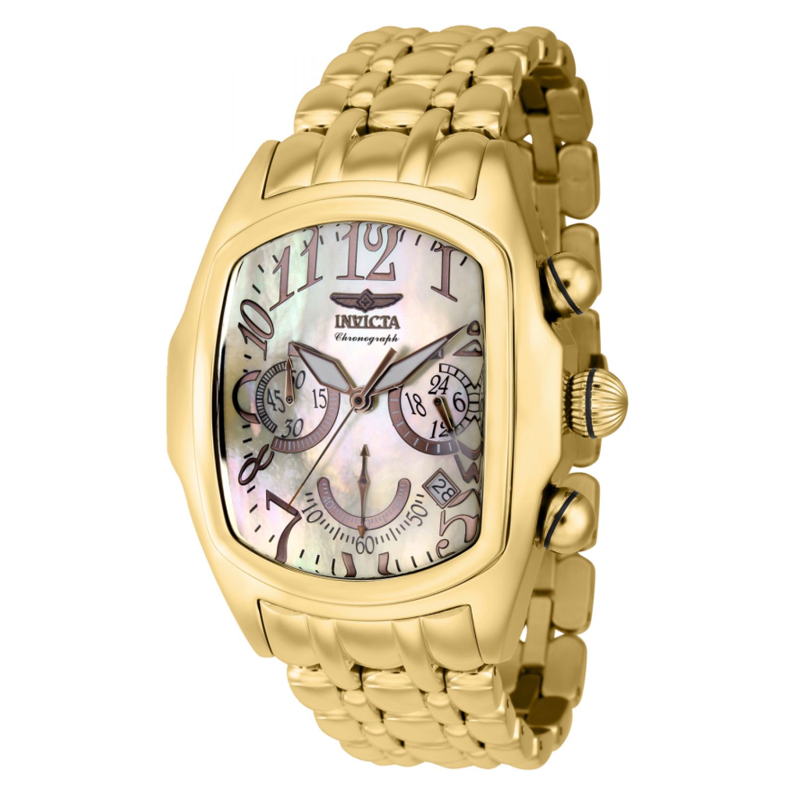 Foto 2 pulgar | Reloj Invicta Lupah color Dorado para Hombre