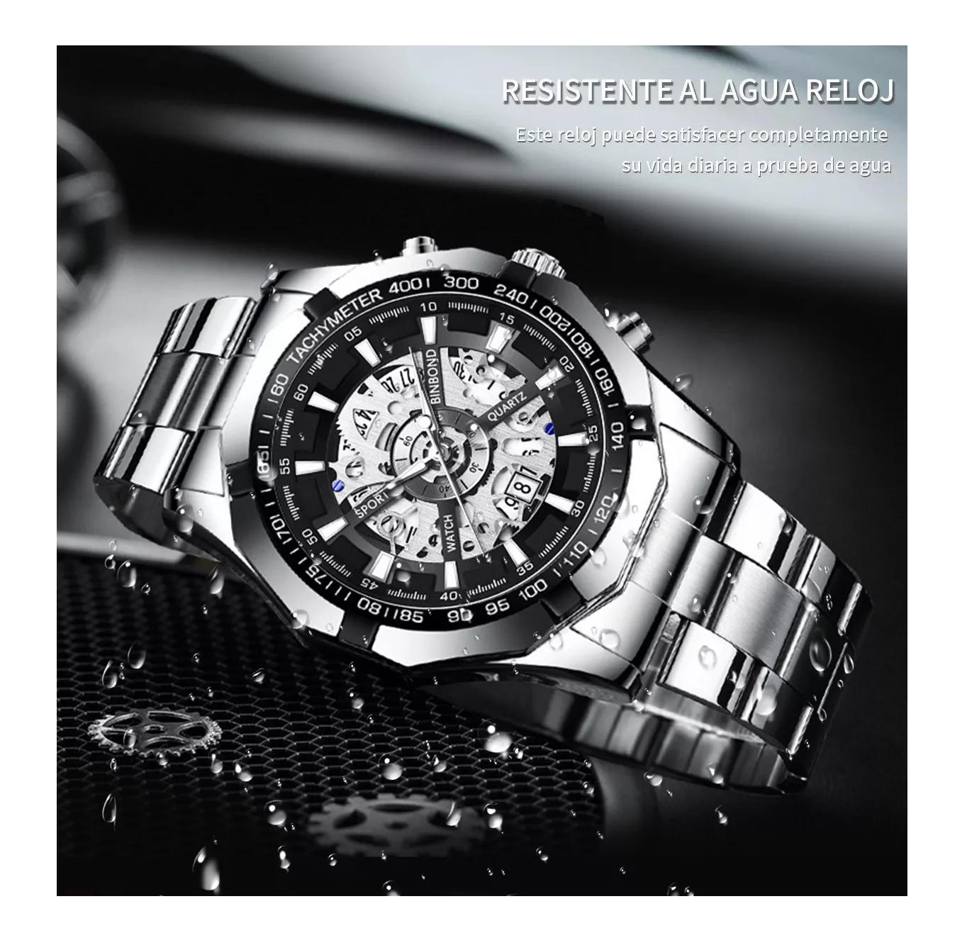 Foto 3 pulgar | Reloj Belug color Plata para Hombre