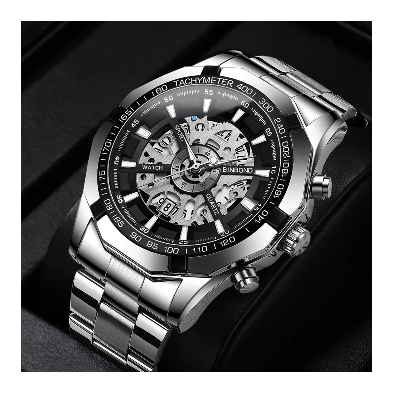 Foto 6 pulgar | Reloj Belug color Plata para Hombre