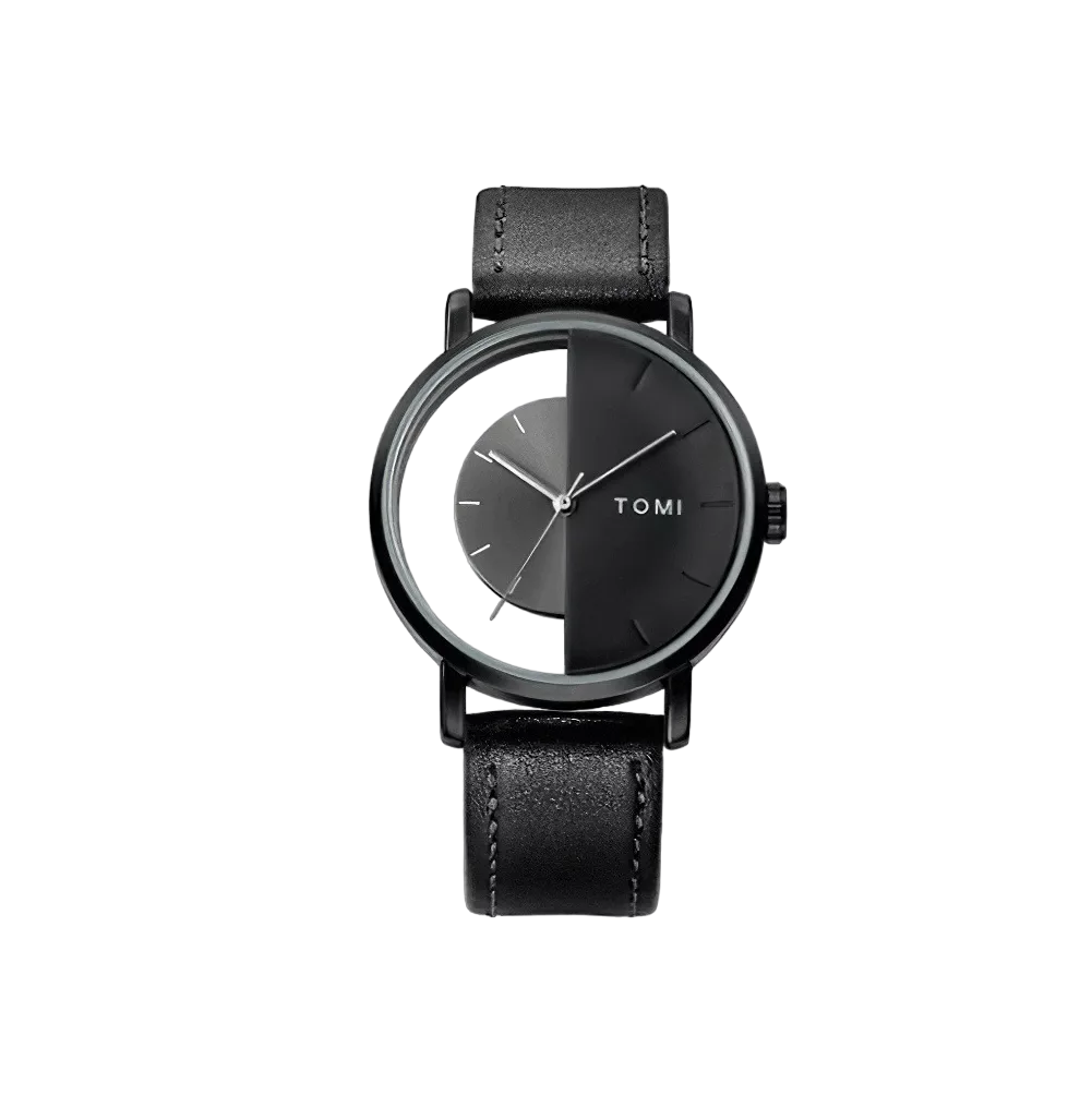 Foto 2 pulgar | Reloj De Cuarzo Casual De Negocios De Moda Para Hombres Negro