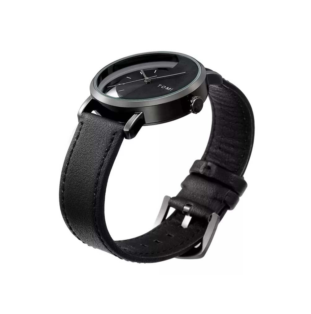 Foto 3 | Reloj De Cuarzo Casual De Negocios De Moda Para Hombres Negro