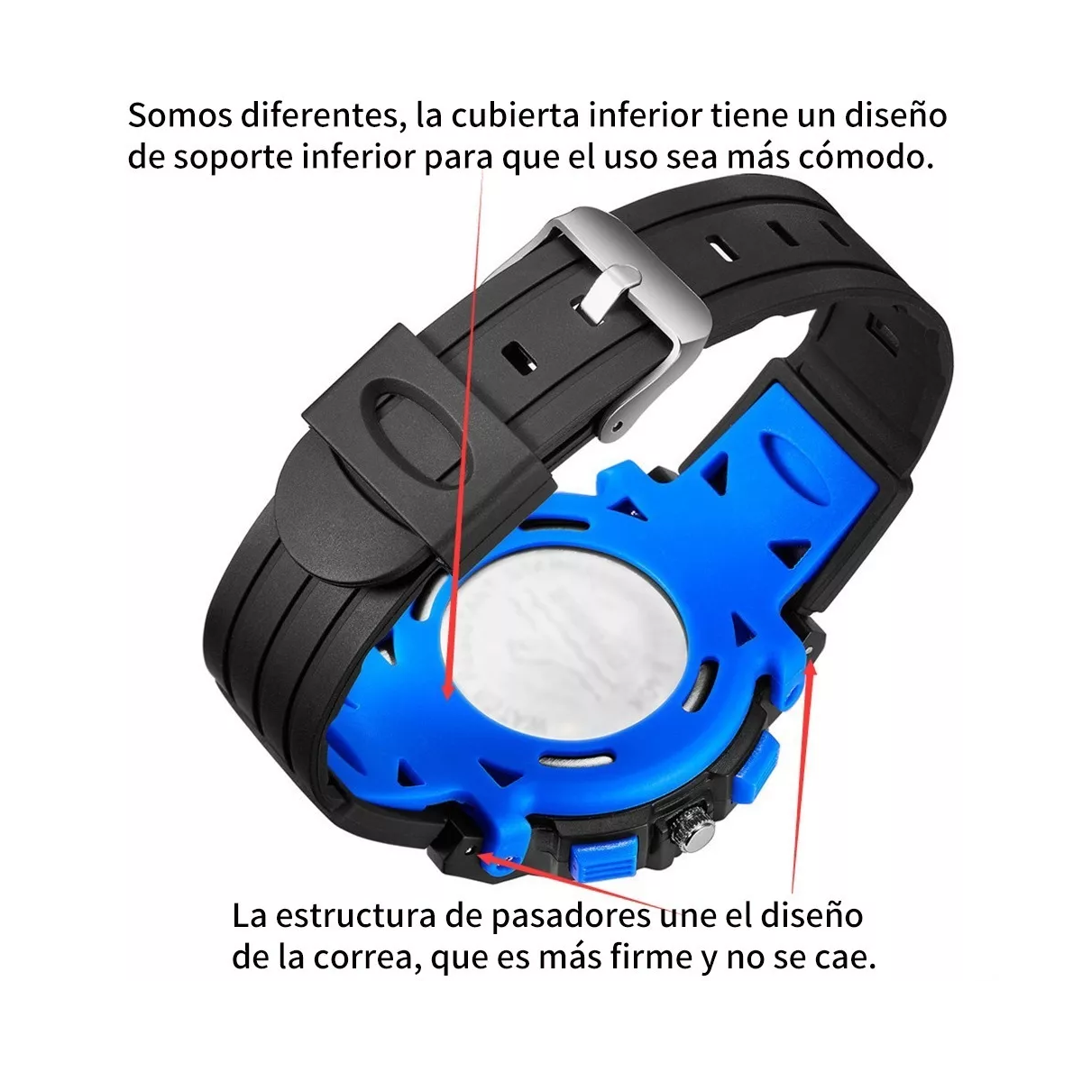 Foto 3 pulgar | Reloj Electrónico Eo Safe Imports  Esi-9888 Multicolor a Prueba de Agua para Niños