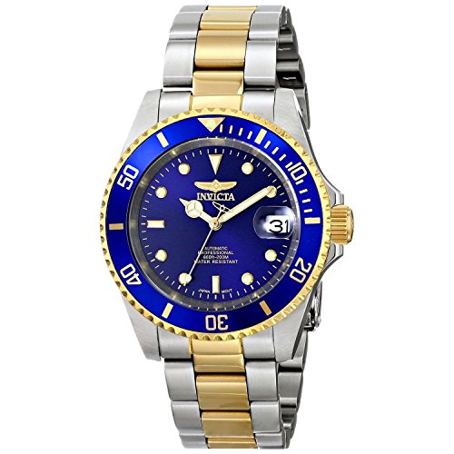 Venta Internacional-Reloj Invicta Diver de Acero Inoxidable Dorado