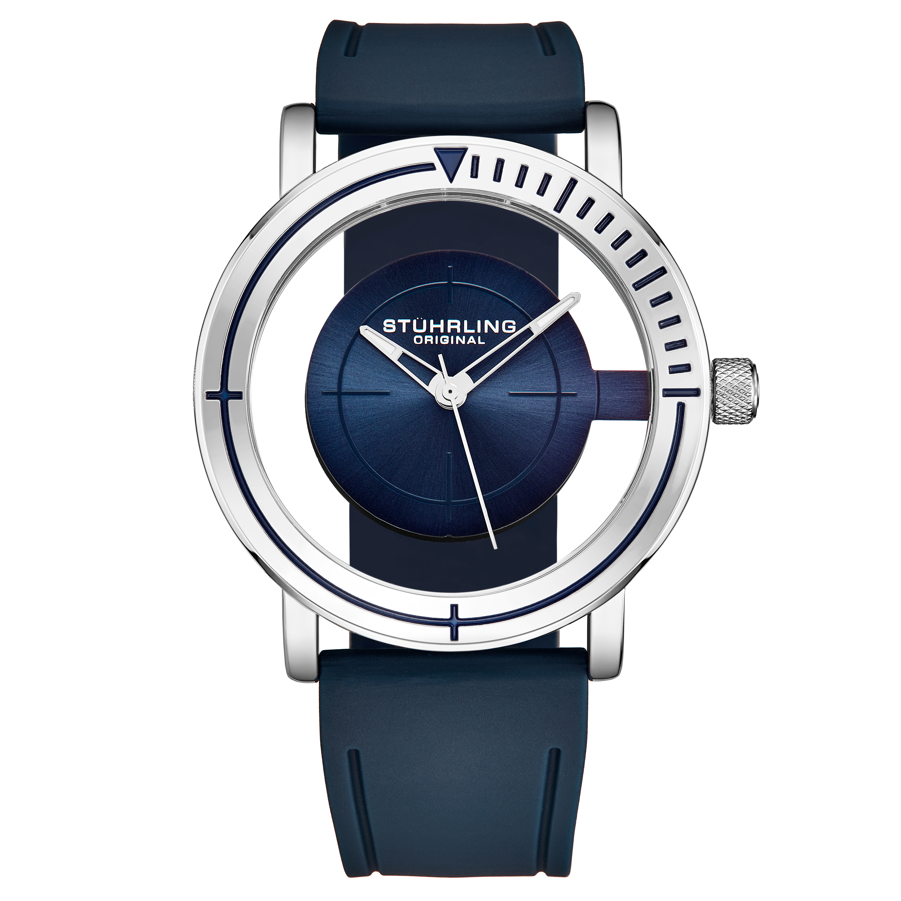 Venta Internacional - Reloj para Hombre Stuhrling Original Cuarzo 42 mm Azul