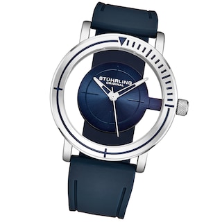 Foto 3 | Venta Internacional - Reloj para Hombre Stuhrling Original Cuarzo 42 mm Azul