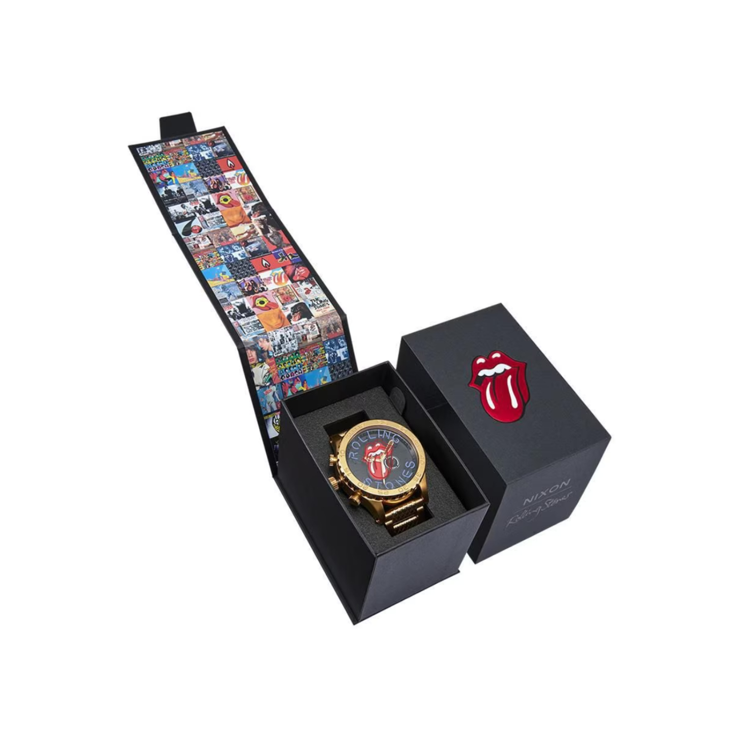 Foto 6 pulgar | Reloj Nixon Rolling Stones Unisex Casual Analógico Modelo A1355513