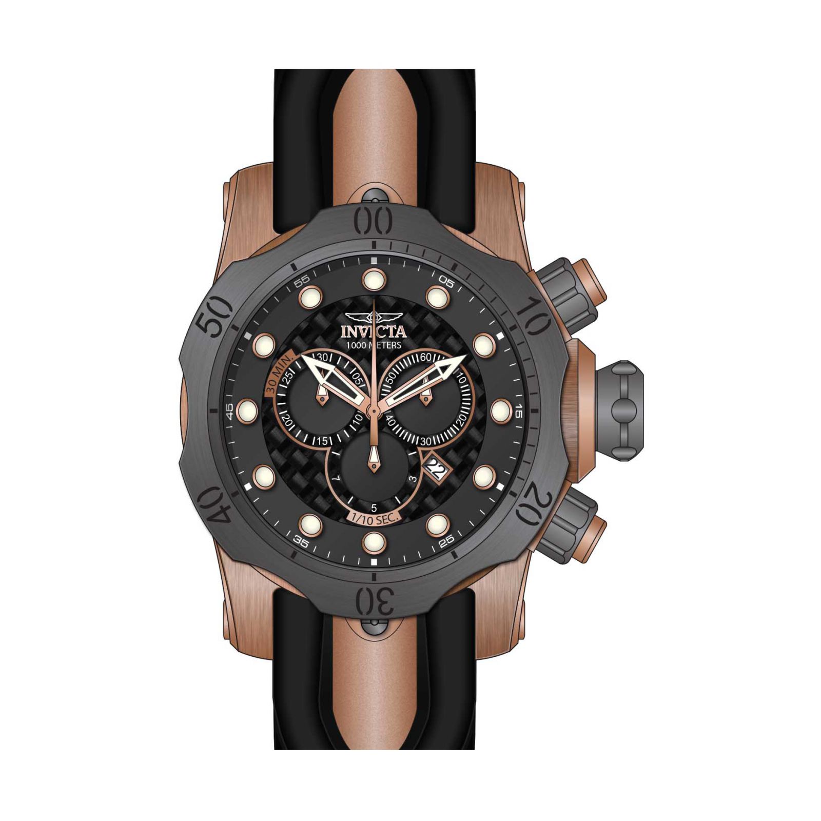 Foto 2 | Reloj Invicta Reserve 0361 Acero Inoxidable Hombre