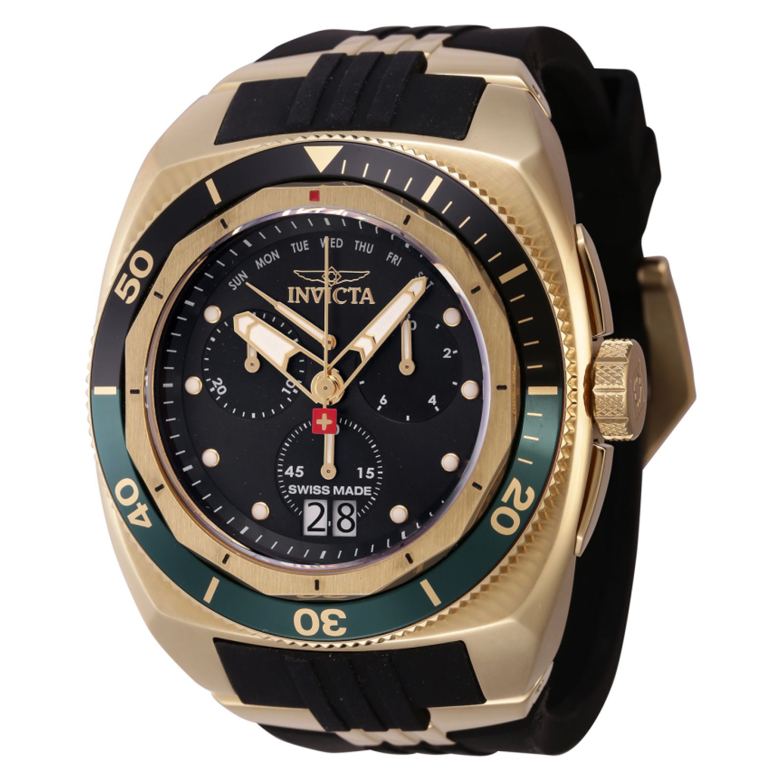 Reloj Invicta Swiss Made 44827 Aluminio Acero Inoxidable Hombres