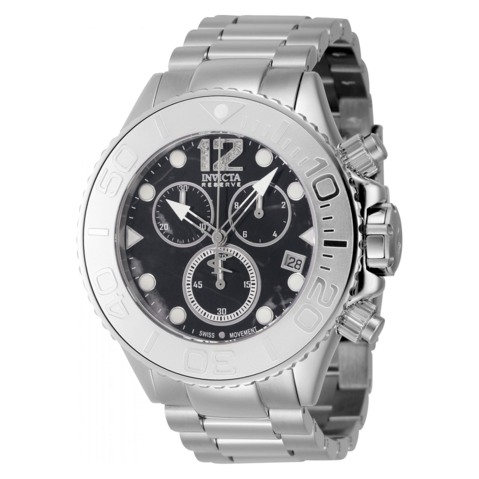 Reloj Invicta Reserve Plateado de Acero Inoxidable para Hombre