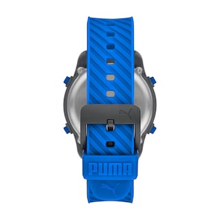 Foto 3 | Reloj Puma Big Cat Azul 44mm Esfera de Visualización Negativa Correa de Poliuretano Azul Resistente al Agua 50m para