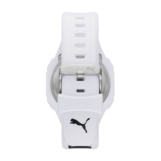 Foto 3 | Reloj Puma Blanco Plataforma Puma 9 Poliuretano Negro y Blanco Pantalla Positiva Movimiento Digital para Hombre