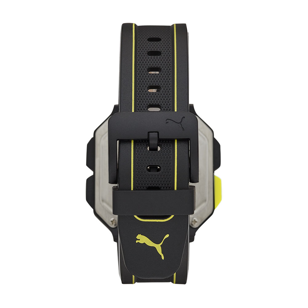 Foto 4 pulgar | Reloj Digital Puma Remix Negro para Hombre con Correa de Poliuretano Negro y Carátula Negra