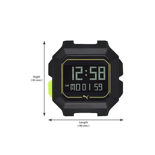 Foto 6 | Reloj Digital Puma Remix Negro para Hombre con Correa de Poliuretano Negro y Carátula Negra