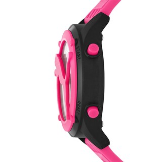 Foto 4 | Reloj Puma Big Cat Rosa 44mm Esfera de Visualización Negativa Correa de Pol Rosa Resistente al Agua 50m para Hombre
