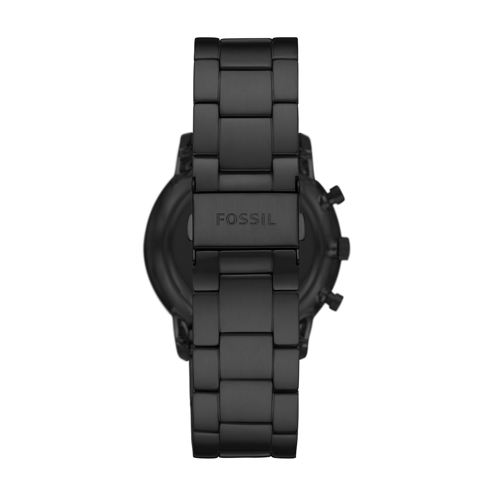 Foto 4 pulgar | Reloj Fossil Minimalist Chrono color Negro Extensible de Acero Inoxidable