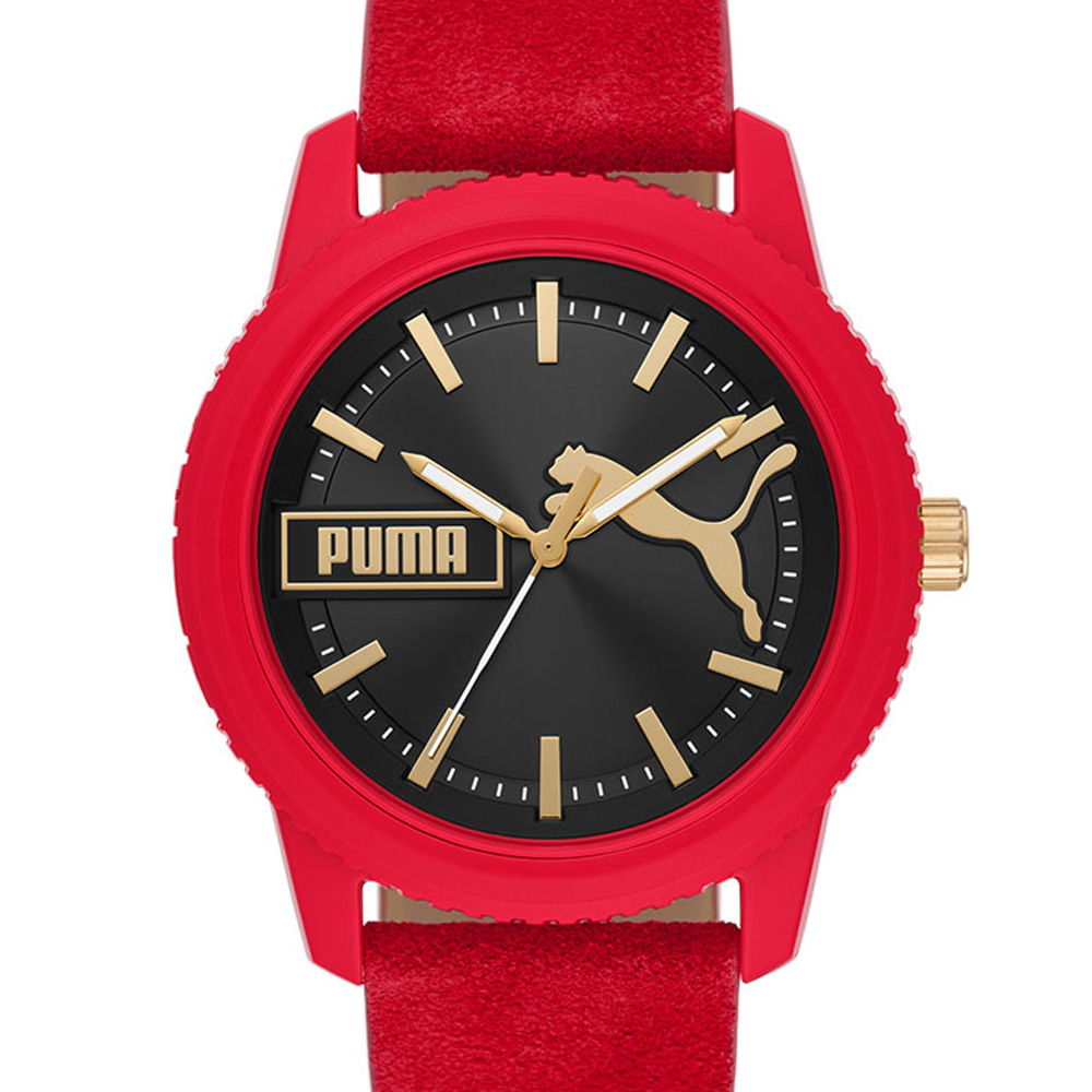 Foto 3 pulgar | Reloj Puma Ultrafresh Rojo Resistente Al Agua 30 M