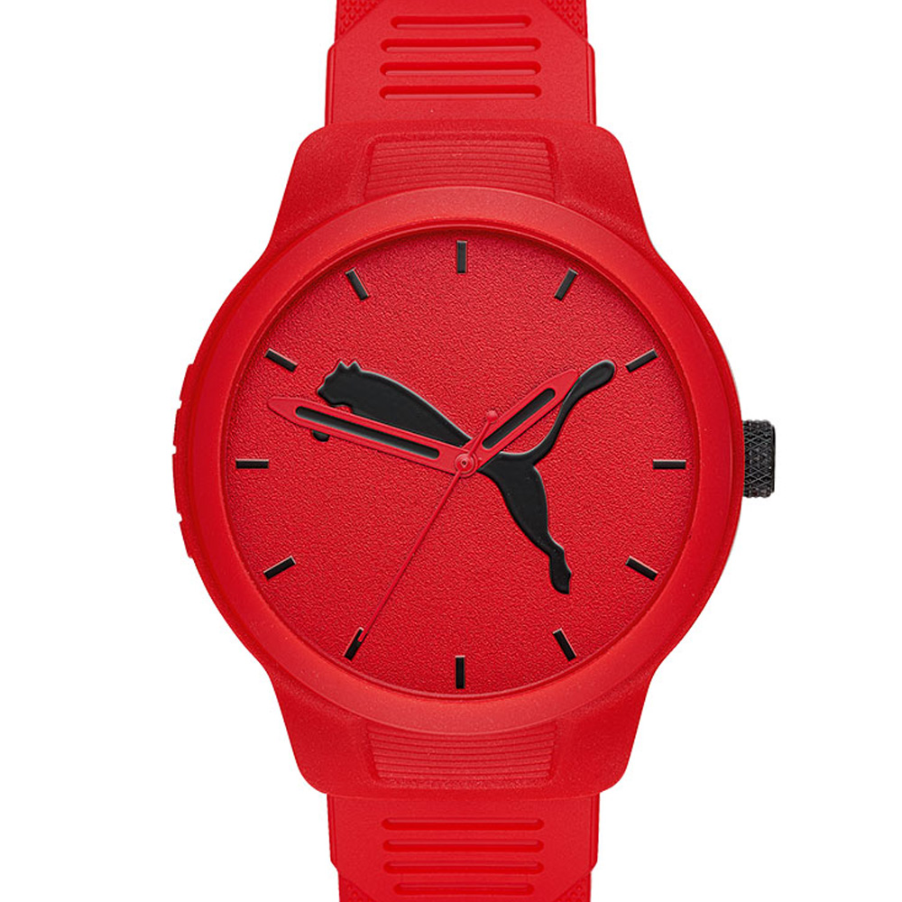 Foto 3 pulgar | Reloj Puma Reset Rojo para Hombre