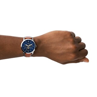 Foto 4 | Reloj Fossil Neutra Minimalist Fs5903 Color Plateado Con Esfera Azul Para Hombre