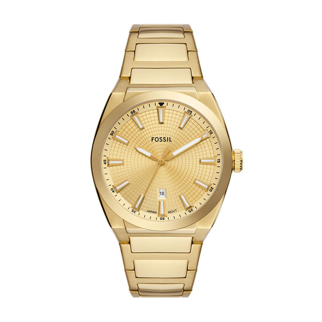 Reloj Fossil Everett Fs5965 color Dorado para Caballero