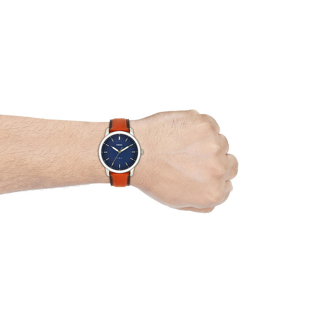 Foto 4 pulgar | Reloj de Pulso Fossil The Minimalist Fs5304 color Plata para Caballero