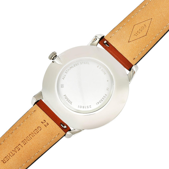 Foto 5 pulgar | Reloj de Pulso Fossil The Minimalist Fs5304 color Plata para Caballero