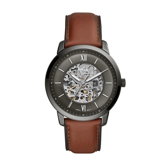 Reloj de Pulso Fossil Neutra Auto Me3161 color Humo para Hombre 