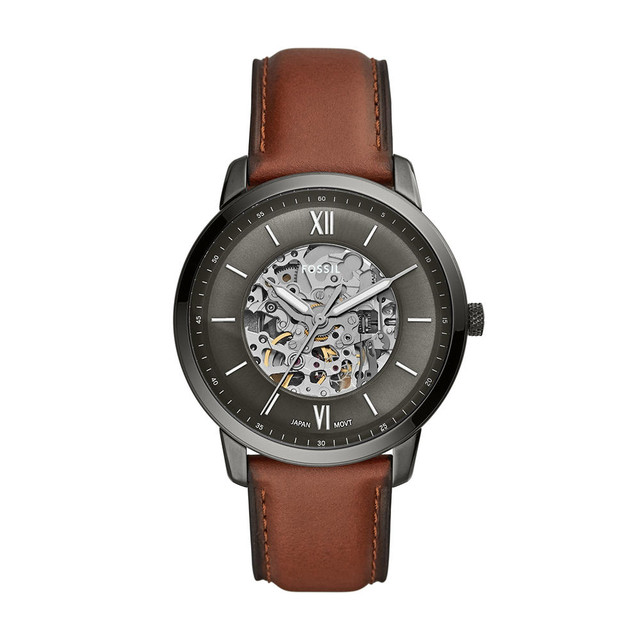 Reloj de Pulso Fossil Neutra Auto Me3161 color Humo para Hombre