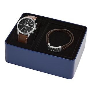 Foto 2 | Set Fossil Townsman Fs5967set color Plateado para Caballero