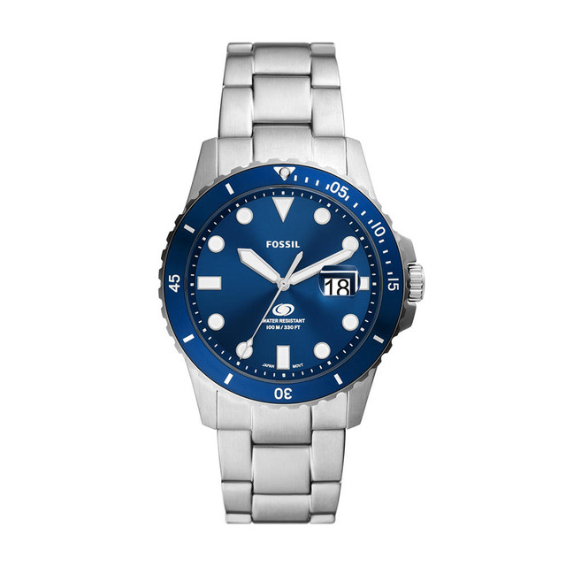 Foto 2 pulgar | Reloj Fossil Fossil Blue Dive Fs6029 color Plata para Hombre