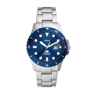 Foto 1 | Reloj Fossil Fossil Blue Dive Fs6029 color Plata para Hombre