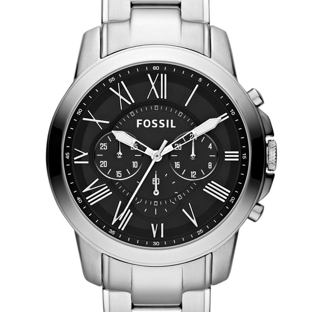 Foto 4 pulgar | Reloj Fossil Grant Fs4736 Plateado para Hombre