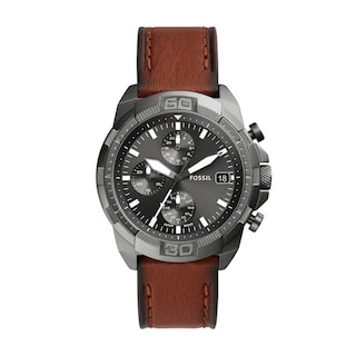 Foto 1 | Reloj Fossil 44mm Bronson Fs5855 Color Ahumado para Caballero