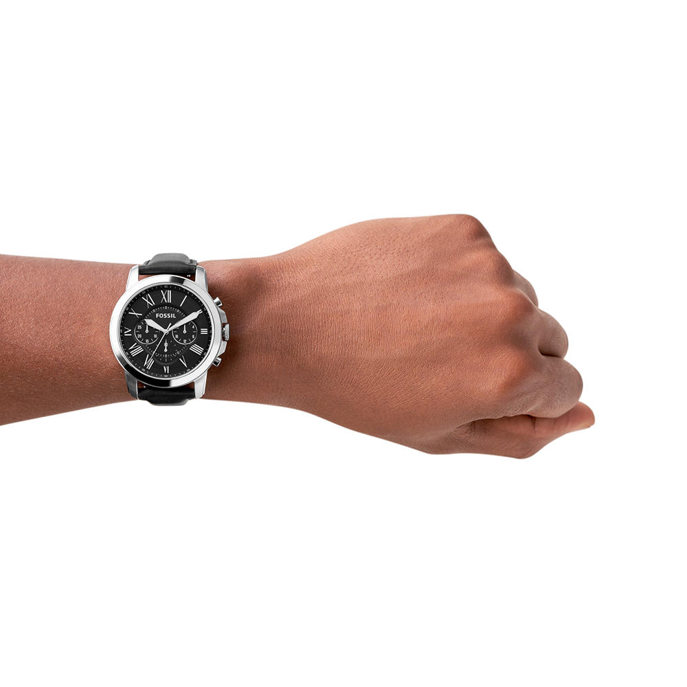 Foto 4 | Reloj de Pulso Fossil Grant Fs4812 color Plata para Caballero
