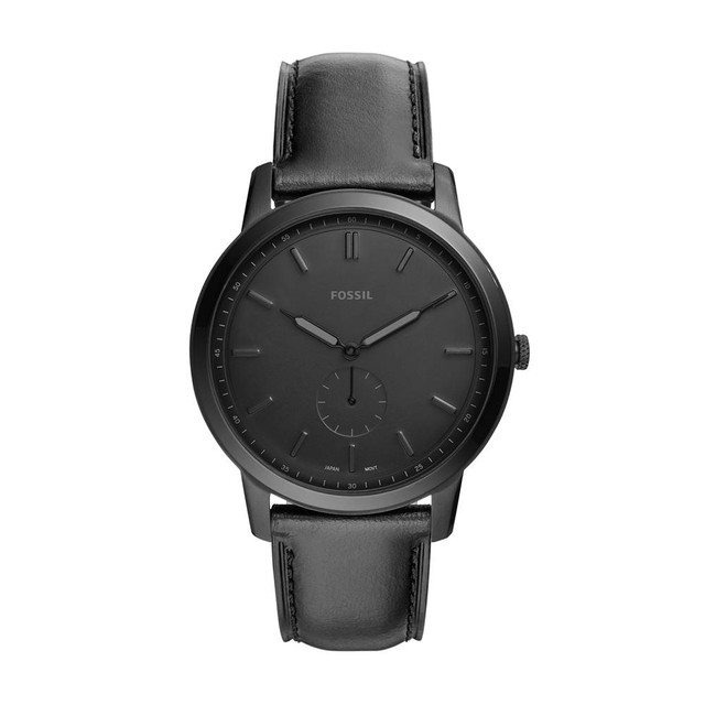 Reloj de Pulso Fossil The Minimalist - Mono Fs5447 color Negro para Caballero